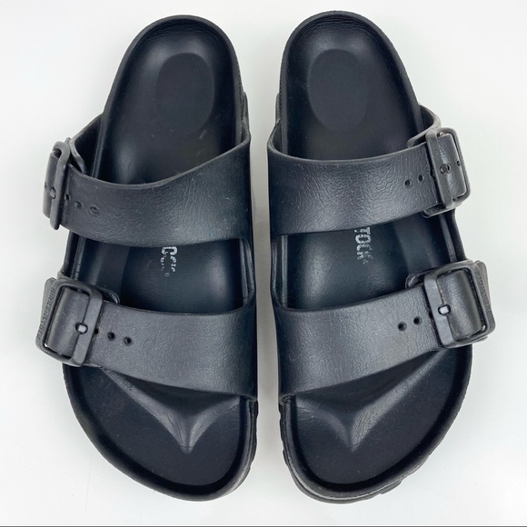 Birkenstock Shoes - Birkenstock Arizona EVA Black Rubber Sandals Women’s Size 38 (US7) Buckle Strap